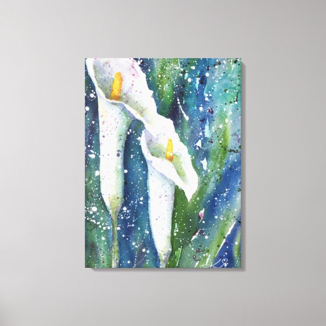 Calla Lily Canvas Print (Front)