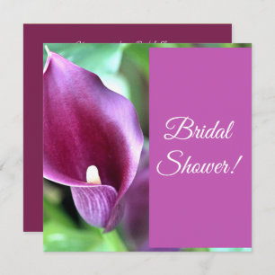 Calla Lily Custom Bridal Shower Invitation