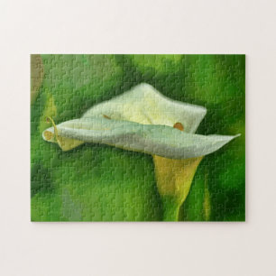 Calla Lily Flower Art Puzzle