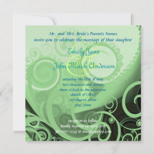 Calla Lily Flower Wedding Invitation