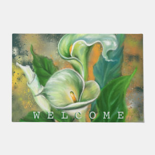 Calla Lily Flowers Doormat