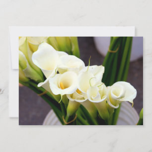 calla lily invitation