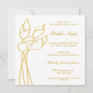 Calla Lily Invite