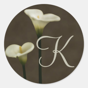 Calla Lily K Envelope Seal
