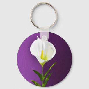 Calla Lily Key Ring