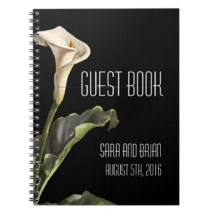 Calla Lily Modern Floral Notebook