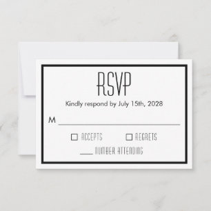 Calla Lily Modern Floral RSVP