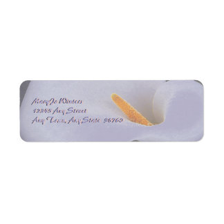 Calla Lily Return Address Labels