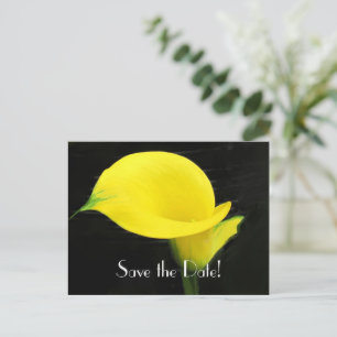Calla Lily Save the Date Postcard