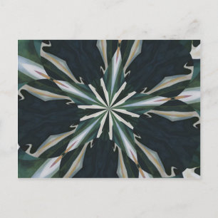 Calla Lily Star Kaleidoscope Postcard