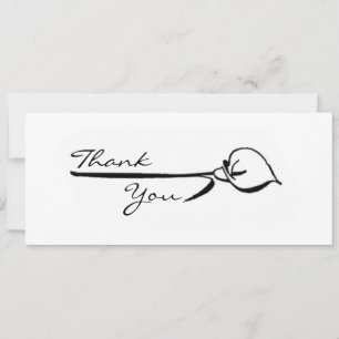 Calla Lily Thank You Invitation