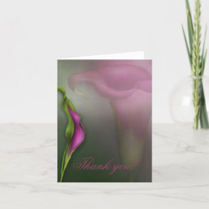 Calla Lily Thank you! You Card