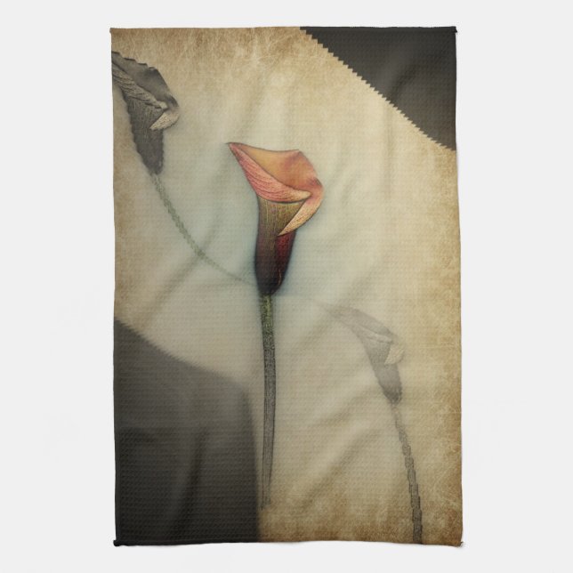 Calla Lily Towel (Vertical)