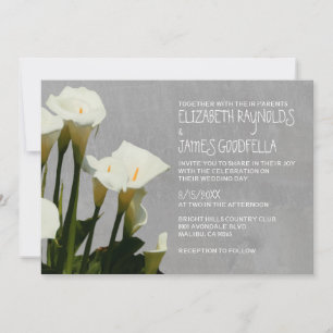 Calla Lily Wedding Invitations