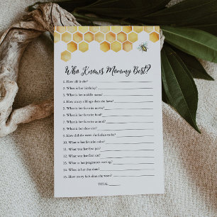 CALLA Who Knows Mummy Best Baby Shower Game