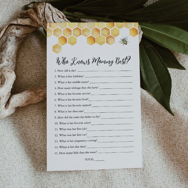 CALLA Who Knows Mummy Best Baby Shower Game (Creator Uploaded)