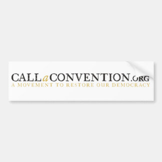callaconvention bumper white bumper sticker