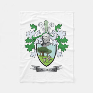 Callaghan Coat of Arms Fleece Blanket