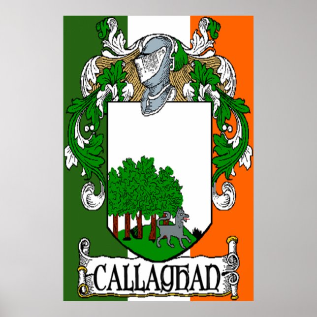 Callaghan Coat of Arms Print (Front)