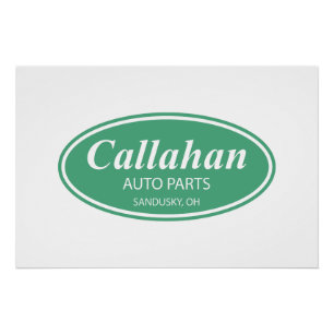 Callahan Auto Parts Movie Logo Poster