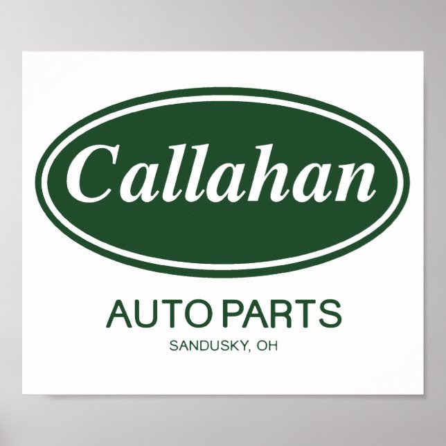 Callahan Auto Parts Poster (Front)