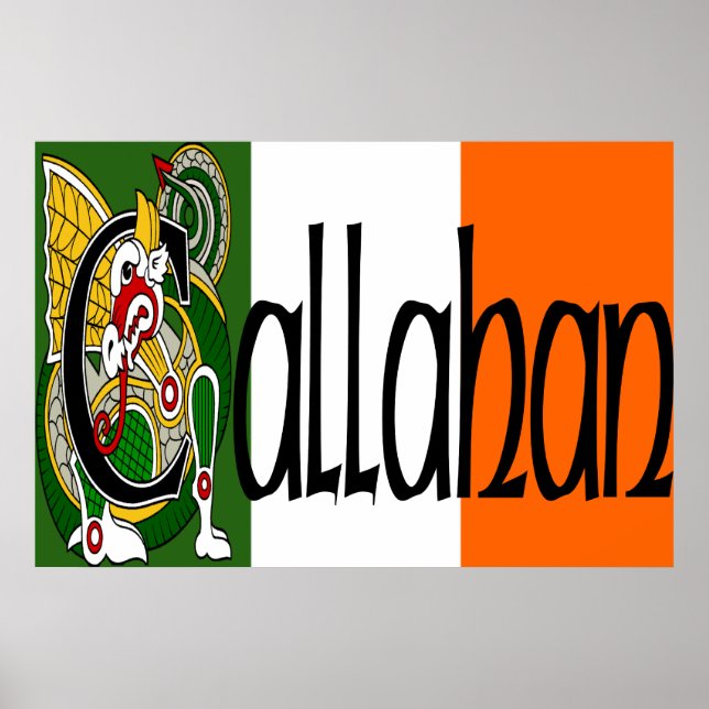 Callahan Celtic Dragon Print (Front)