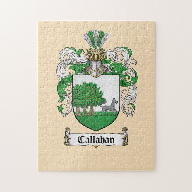 Callahan Coat of Arms Puzzle (Vertical)