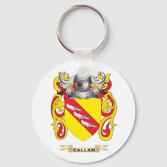 Callan Coat of Arms (Family Crest) Key Ring (Front)