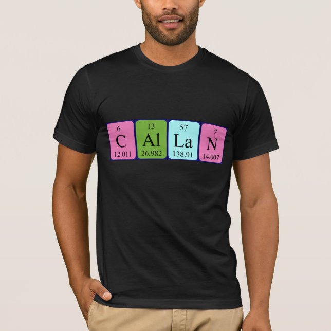 Callan periodic table name shirt (Front)