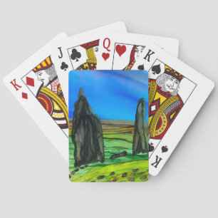 Callanish standing stones   playing cards