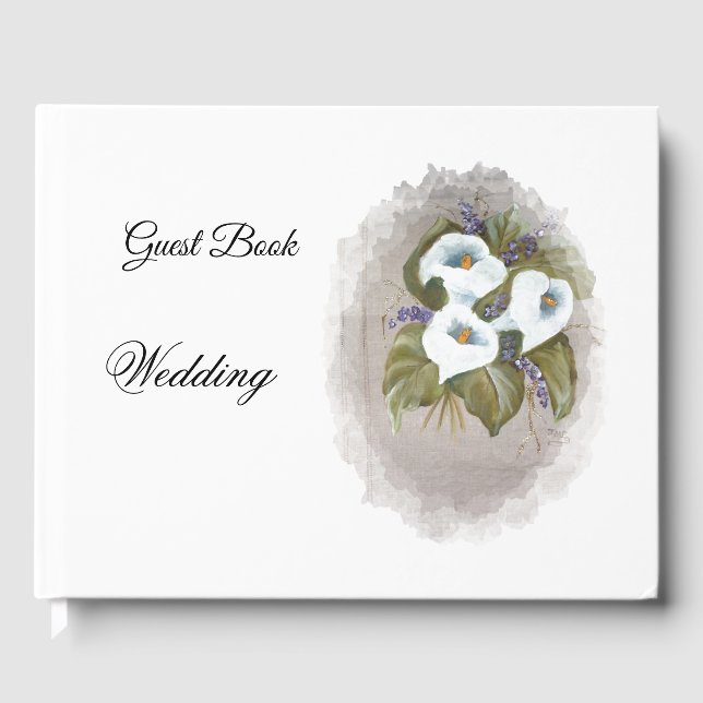 Callas bouquet guest book (Front)