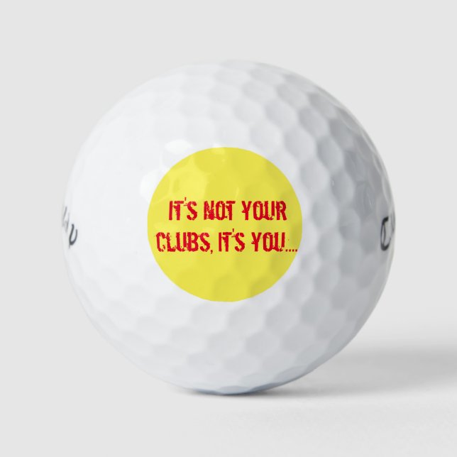 Callaway Golf Balls- Bad Golfer Edition Balls (Front)
