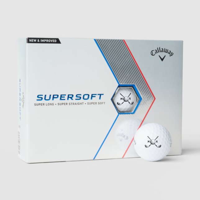 Callaway, Personalised Custom Name Initials Golf Balls (Packaging)