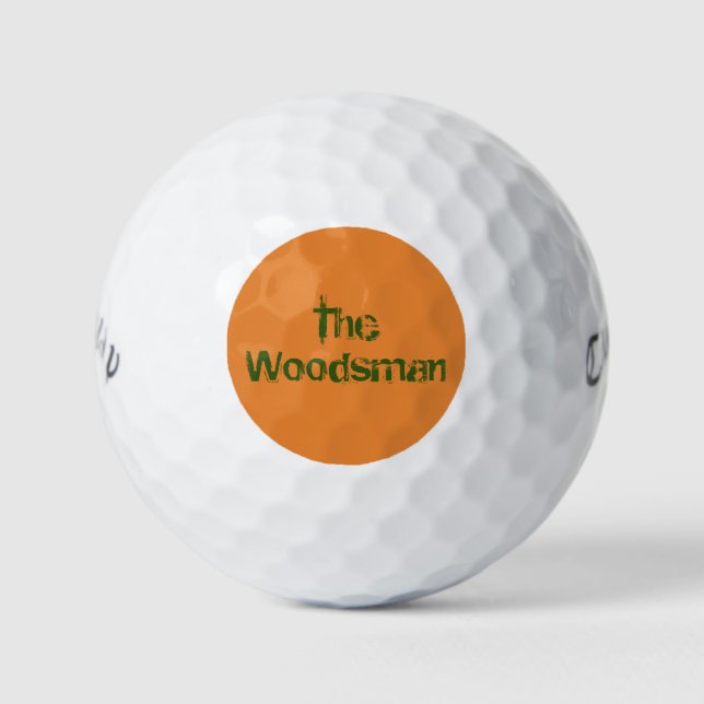 Callaway Warbird Golf Ball- Woodsman Golf Balls (Front)