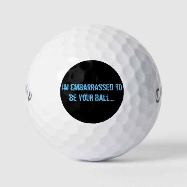 Callaway warbird golf balls embarrassed edition (Front)
