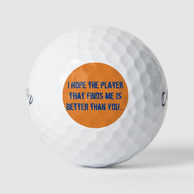 Callaway warbird golf balls Trash talking edition (Front)