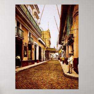 Calle de Habana Havana Cuba Poster