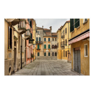 Calle Del Montello, Venice Italy Poster