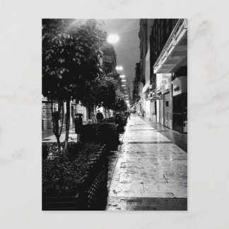 Calle Florida Buenos Aires black and white  Postcard