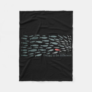 Called To Be-different Inspirational Bible Verse C Fleece Blanket