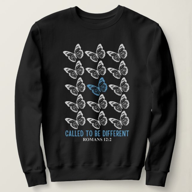 Called to Be Different - Inspirational Christian Sweatshirt (Design Front)