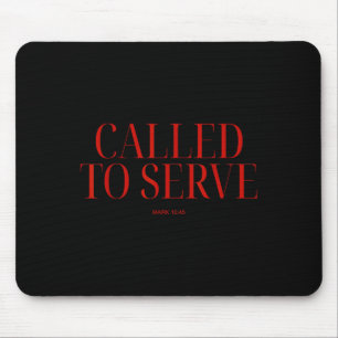 Called To Serve Mark 10_45 Christian Bible Verse F Mouse Mat