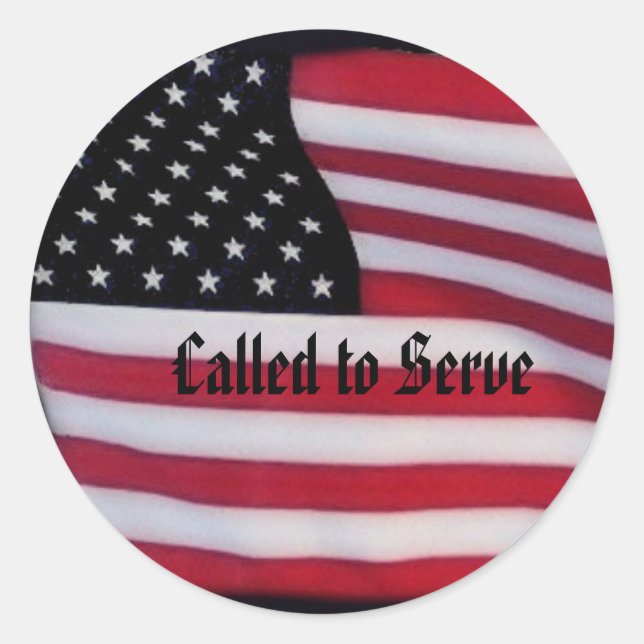 called to serve sticker (Front)