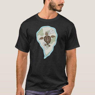 Callie the Sea Turtle Men's Dark Shirt
