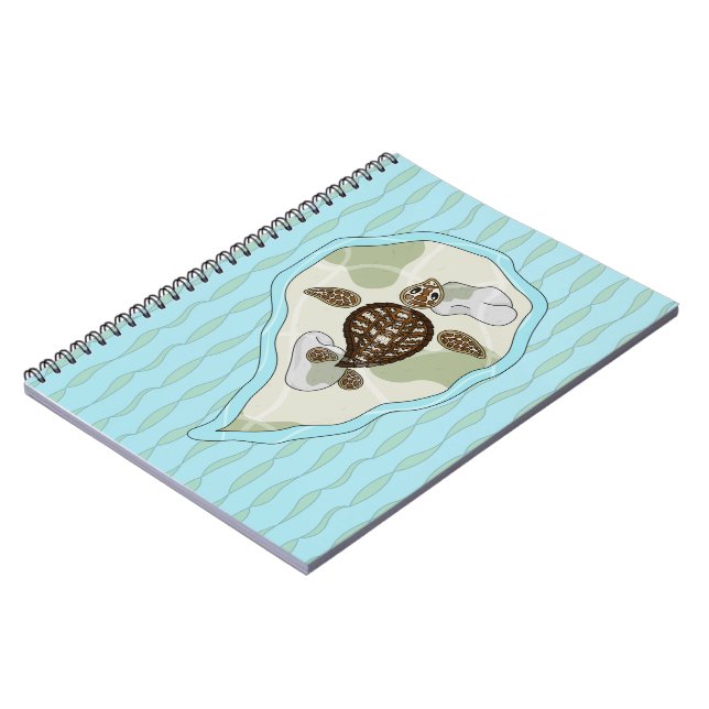 Callie the Sea Turtle Notebook (Left Side)