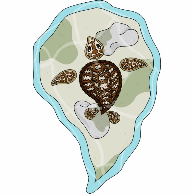 Callie the Sea Turtle Photo Sculpture (Front)