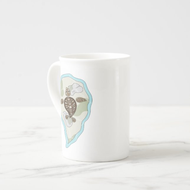 Callie the Sea Turtle Speciality Mug (Front Left)