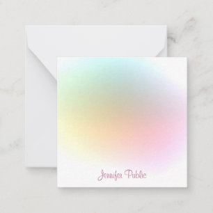 Calligraphed Script Trendy Colourful Template