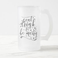 Calligraphic Eat Drink & Be Merry