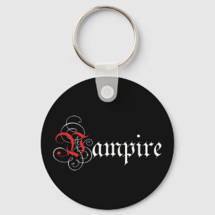 Calligraphic Vampire Key Ring